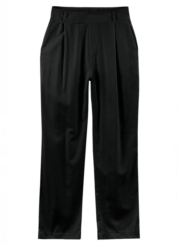 Rezzato - Calça Alfaiatada com Elástico Adulto Preto