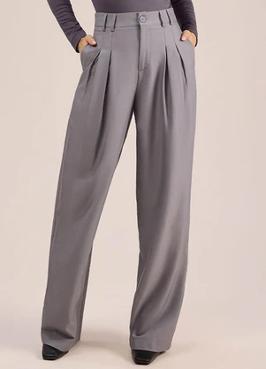 Angel - Calça Alfaiataria Cinza - ANGEL