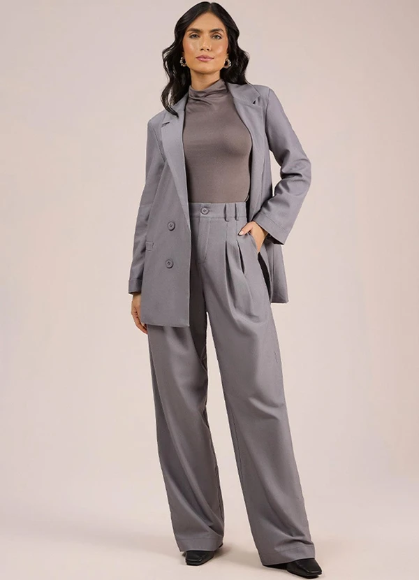 Angel - Calça Alfaiataria Cinza 3