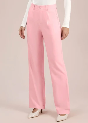 Angel - Calça Alfaiataria Rosa - ANGEL