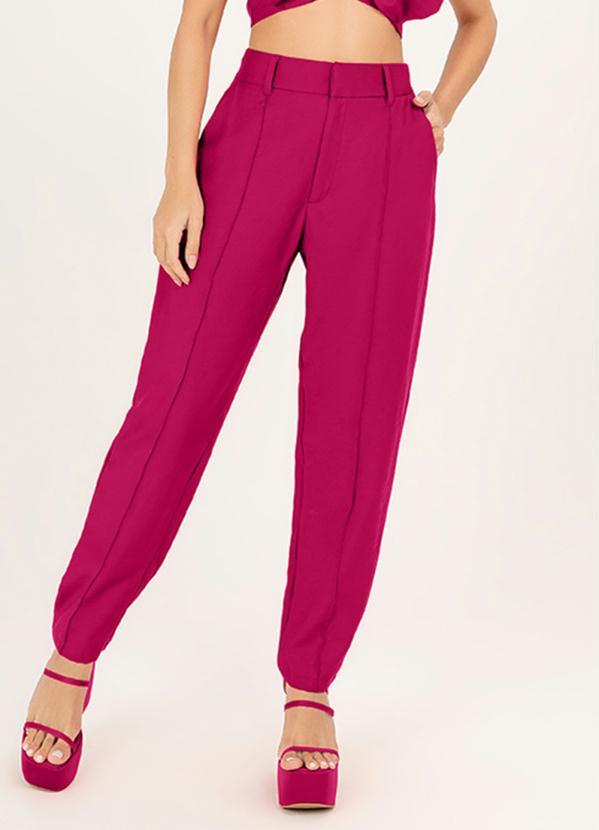 Angel - Calça Alfaiataria Clássica Rosa