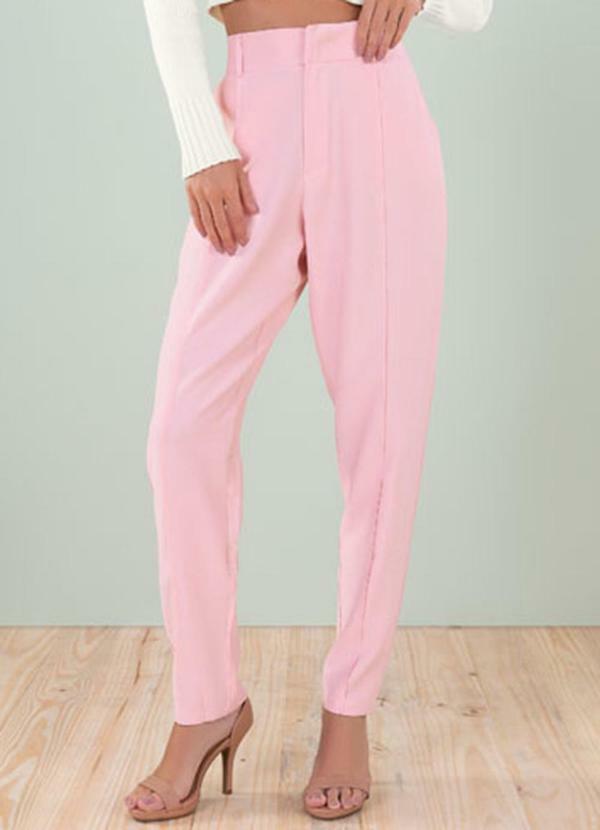 Angel - Calça Alfaiataria Classica Rosa