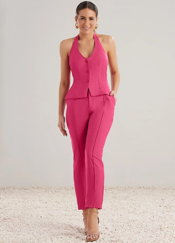 Angel - Calca Alfaiataria Classica Rosa 3