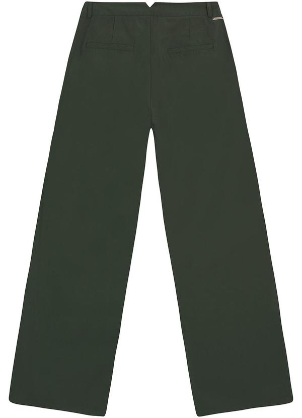 Enfim - Calça Alfaiataria em Liocel com Pregas Verde 2