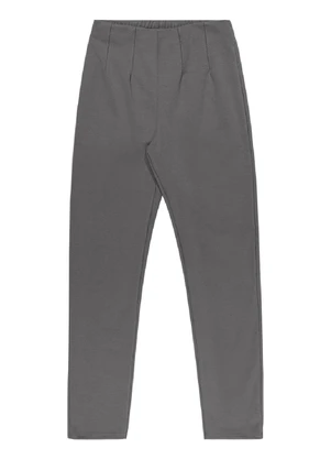Outlet - Calça Alfaiataria Justa Feminino Cinza - OUTLET