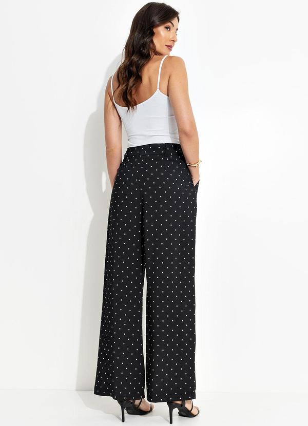 Farm - Calça Alfaiataria Poá Preto 5