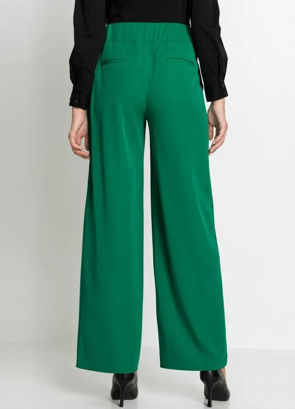 bonprix - Calça Alfaiataria Verde 2