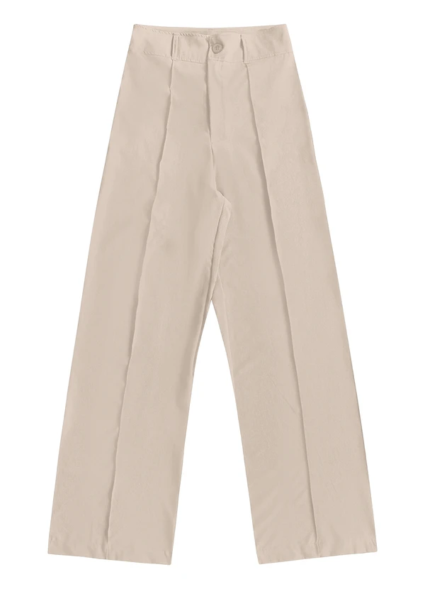 Angel - Calça Alfaiataria Wide Bege