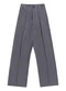 Angel - Calça Alfaiataria Wide Cinza - variação: Cinza