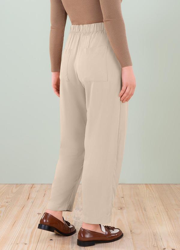 Angel - Calça Baggy Viscose Bege 2