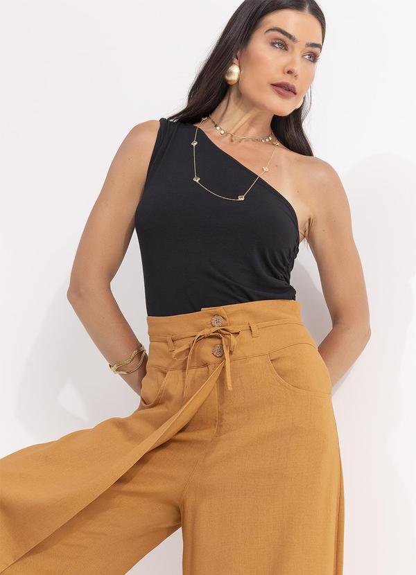 Svela - Calça Caramelo em Linho 7