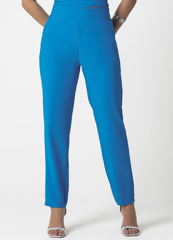 Habana - Calça de Alfaiataria Estilosa Azul
