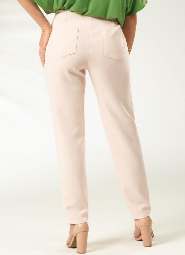 Cativa - Calça em Alfaiataria Cintura Alta Rosa 2