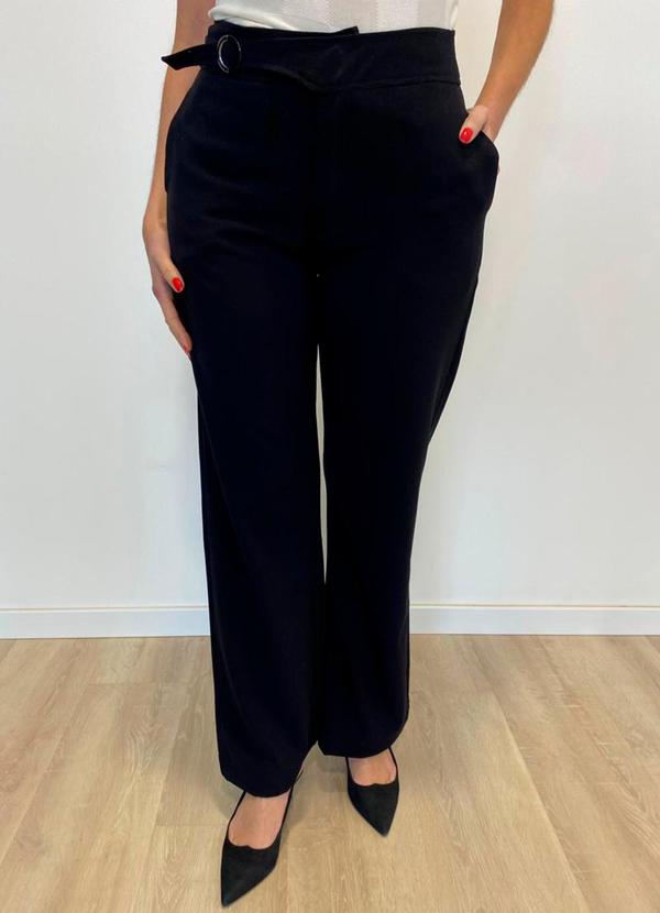 Rafree - Calça Fem Alfaiataria Preto