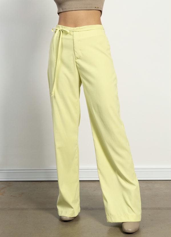 Cativa - Calça Feminina Adulto com Forro Amarelo