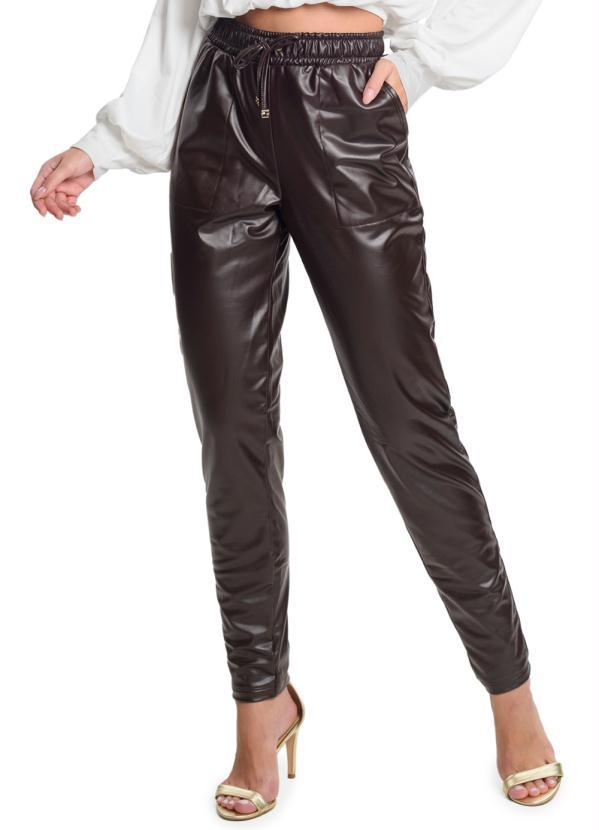 Rovitex Calça Feminina Cirrê Marrom