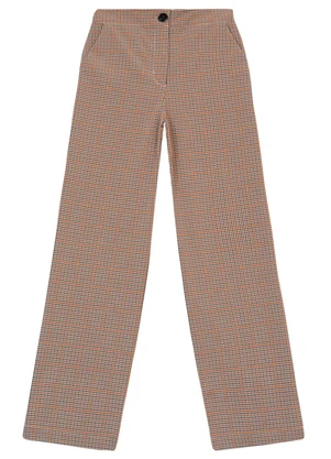 Essendi - Calça Feminina em Fio Tinto Marrom - ESSENDI