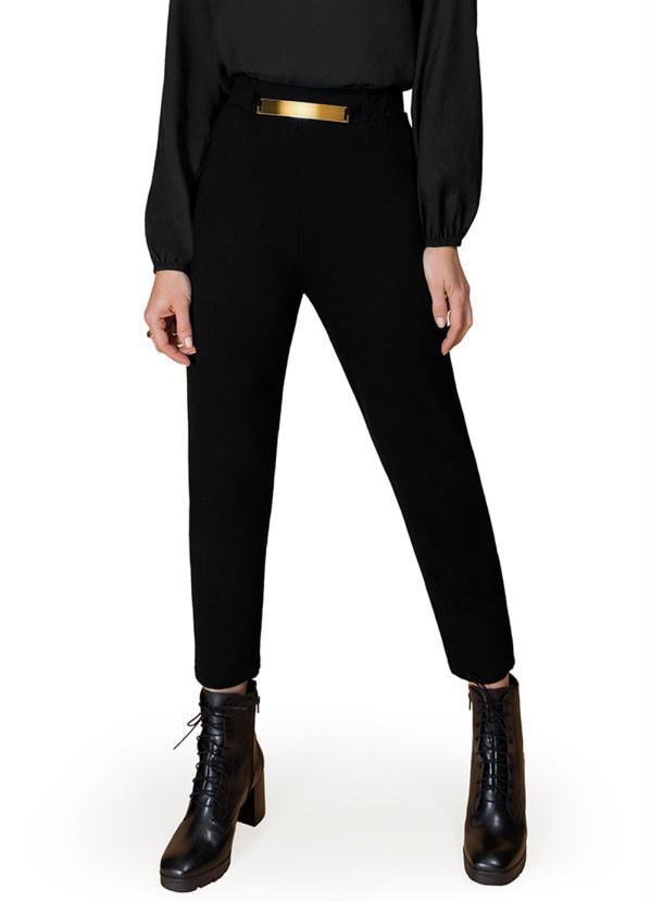 Rovitex - Calça Feminina Molecotton Preto