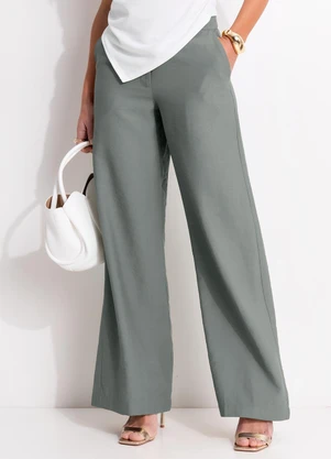 Quintess - Calça Grafite em Viscose com Poliéster - QUINTESS