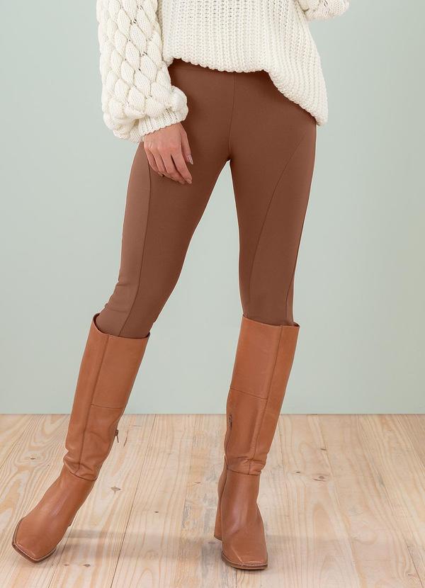 Angel - Calça Legging Montaria Marrom 1