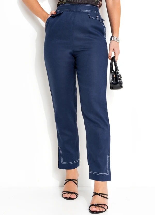 Souq - Calça Linho Azul