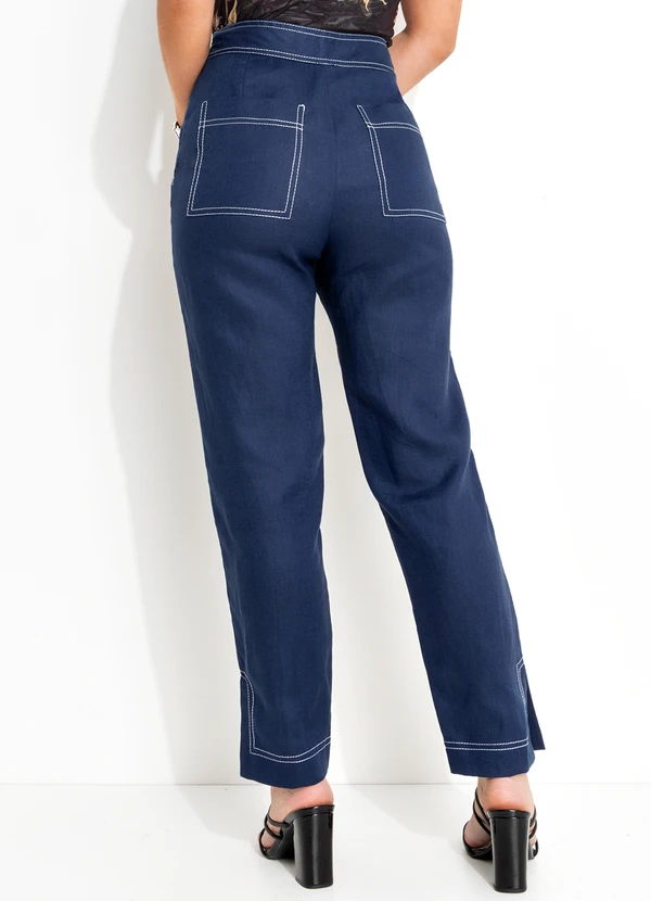 Souq - Calça Linho Azul 2