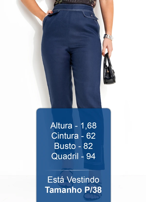 Souq - Calça Linho Azul 5