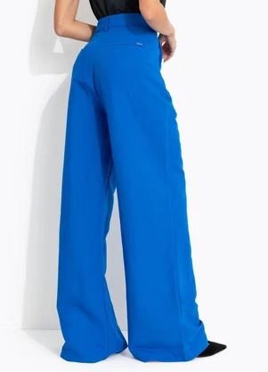 Colcci - Calça Linho Azul - COLCCI