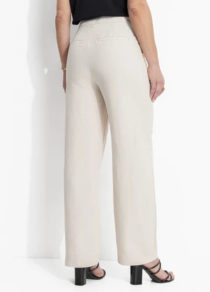 Colcci - Calça Linho Bege - COLCCI
