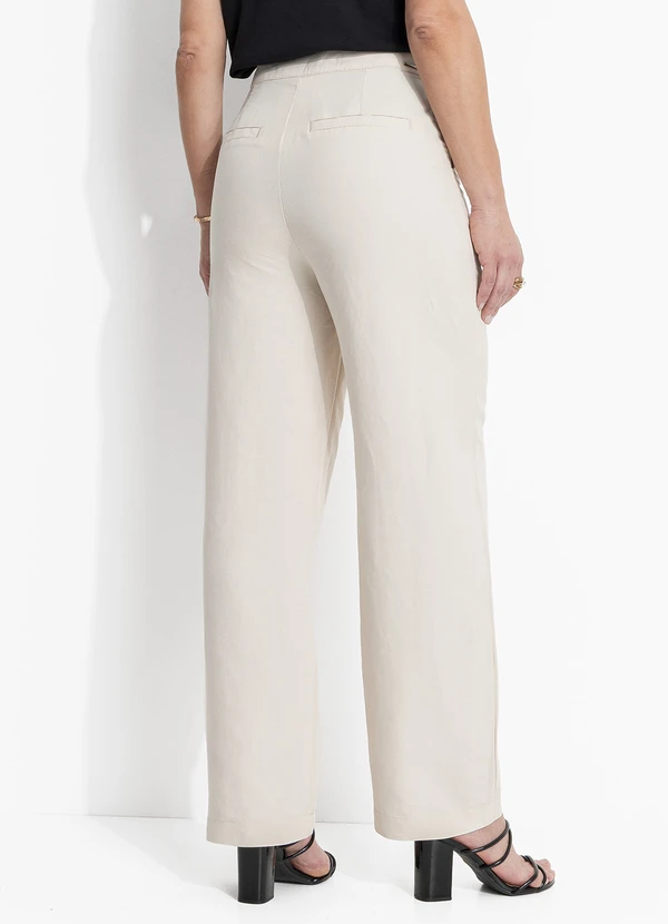 Colcci - Calça Linho Bege 2