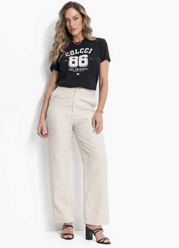 Colcci - Calça Linho Bege 3