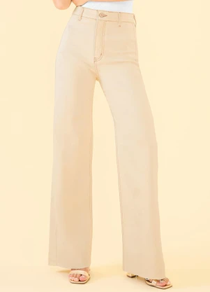 Angel - Calça Marine DenimBege - ANGEL