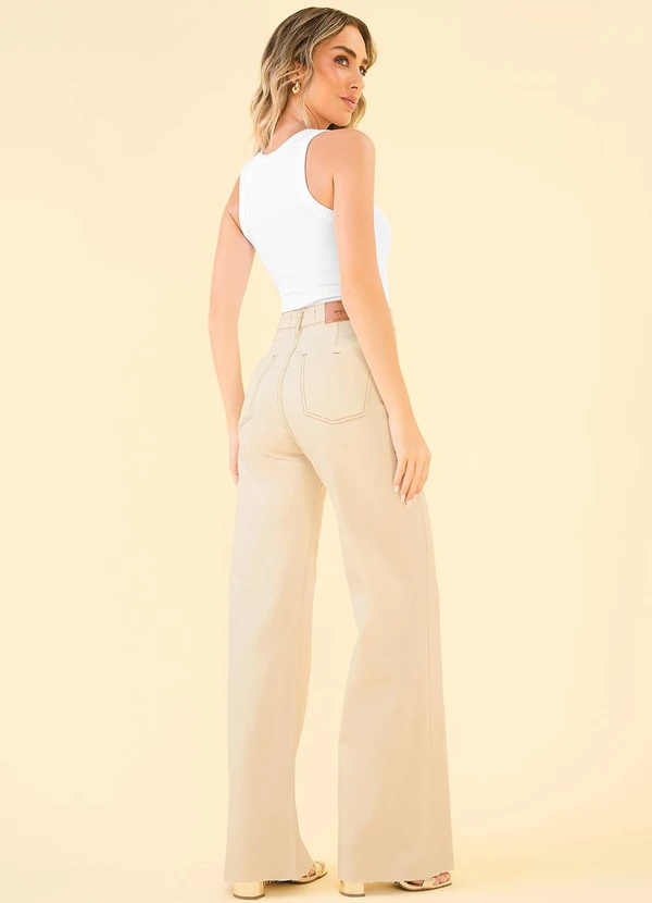 Angel - Calça Marine DenimBege 4