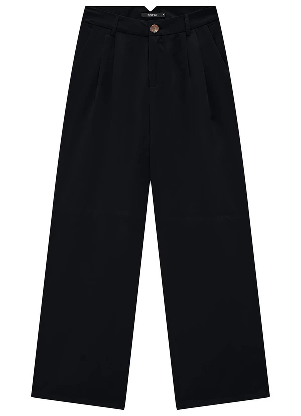 Enfim - Calça Preta Alfaiataria em Liocel 3