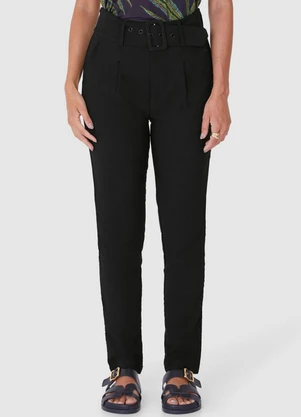 Malwee - Calça Preta Alfaiataria Feminina - MALWEE