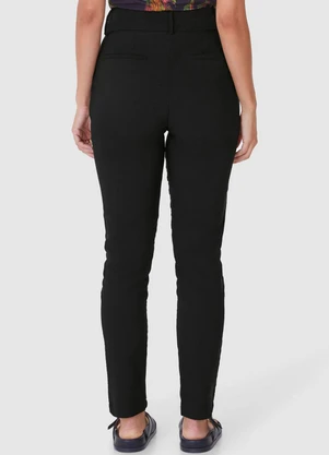 Malwee - Calça Preta Alfaiataria Feminina - MALWEE