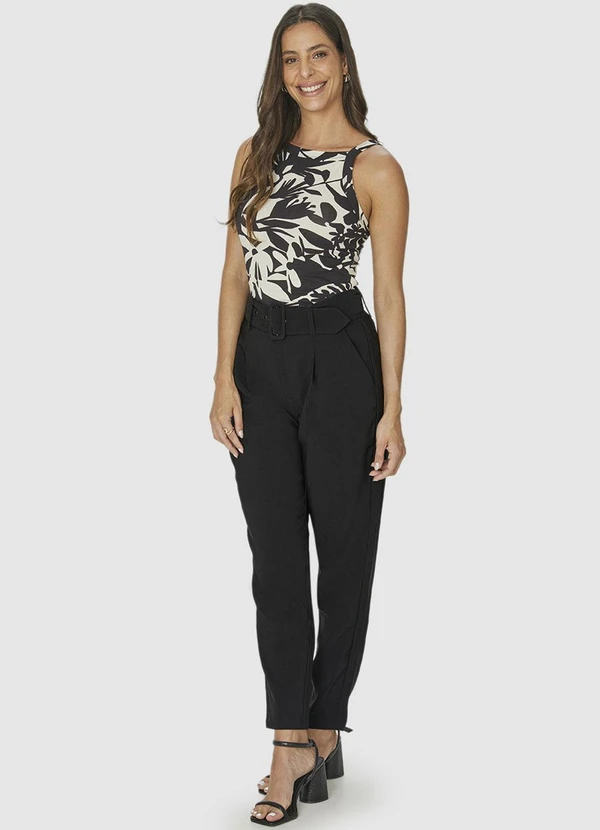 Malwee - Calça Preta Alfaiataria Feminina 5