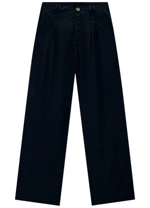 Enfim - Calça Preto Alfaiataria com Pregas - ENFIM