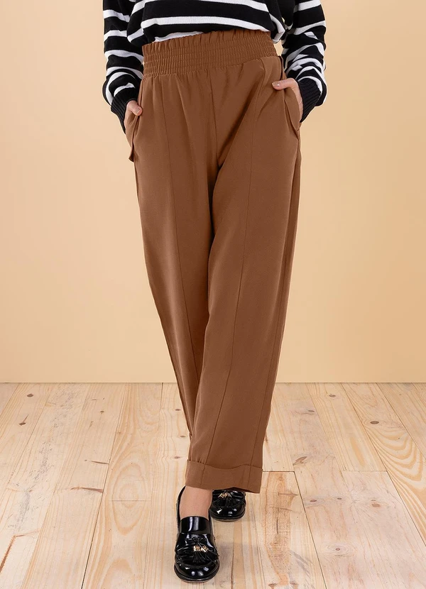 Calça Social Calca Marrom Claro Calça Social Masculina Oxford Bege