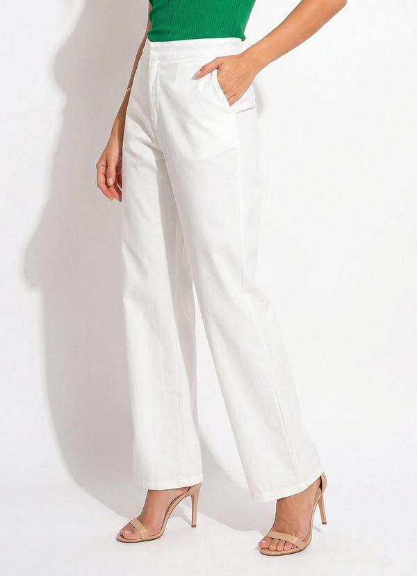 Colcci - Calça Reta Off White