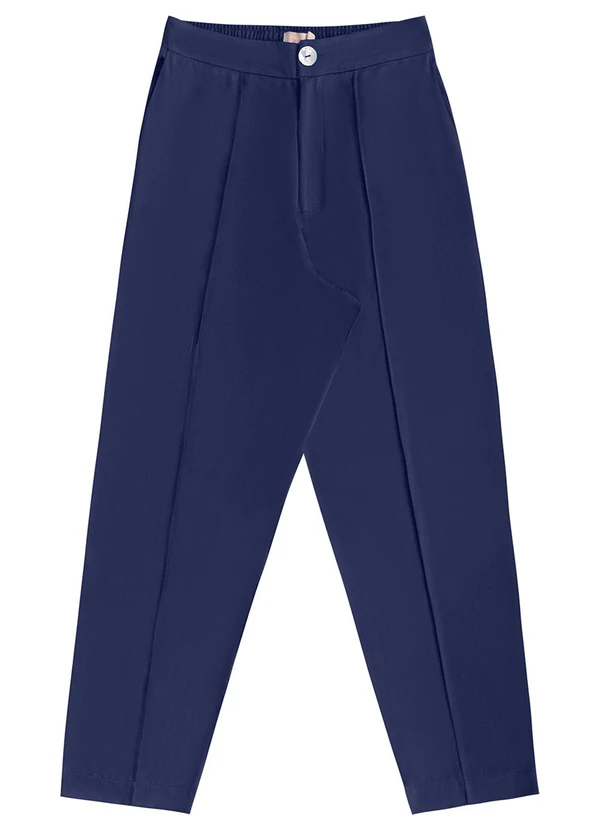 Angel - Calça Viscose Lisa Azul