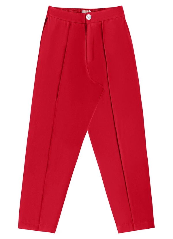 Angel - Calça Viscose Lisa Vermelho