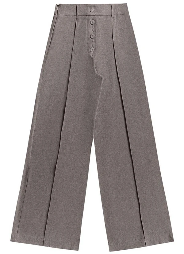 Angel - Calça Wide Alfaiataria Cinza