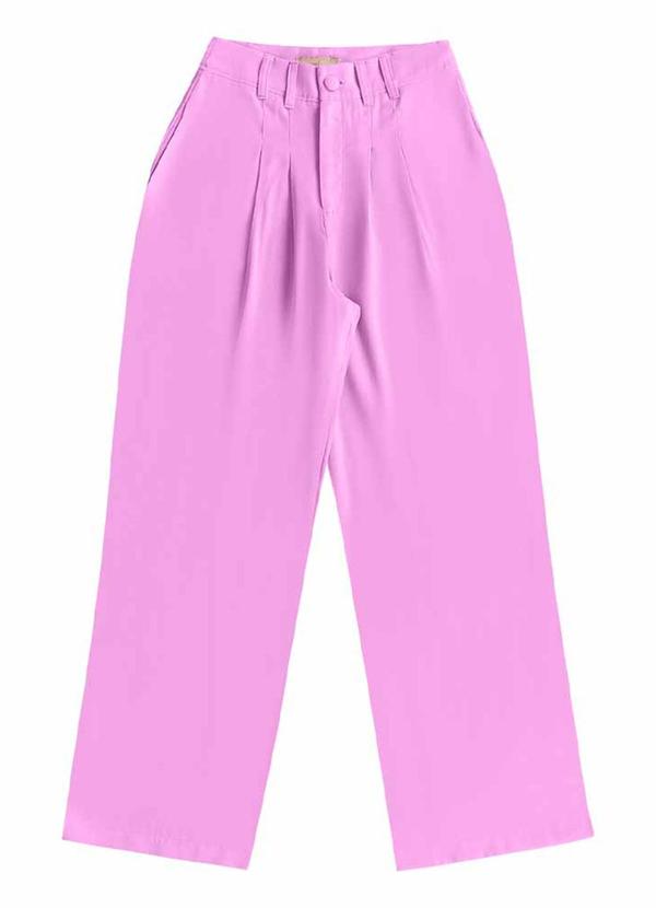 Angel - Calça Wide Alfaiataria Rosa 5
