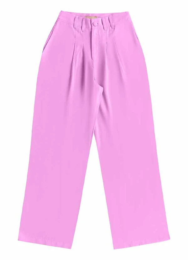 Angel - Calça Wide Alfaiataria Rosa 5
