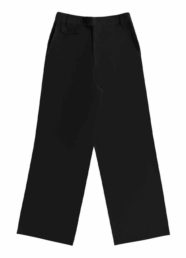 Angel - Calça Wide Leg Alfaiataria Preto