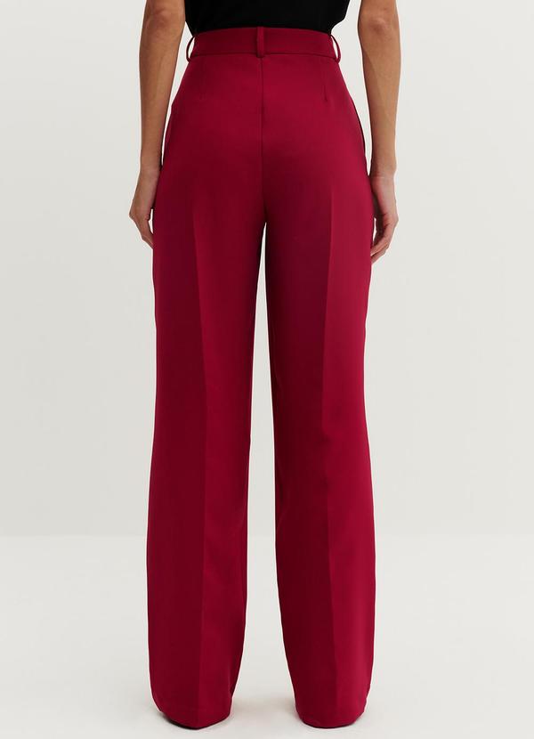 Principessa - Calça Wide Leg Alfaiataria Red Cherry Janiele 2