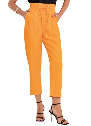 Fakini - Calça Alfaiataria Laranja - FAKINI