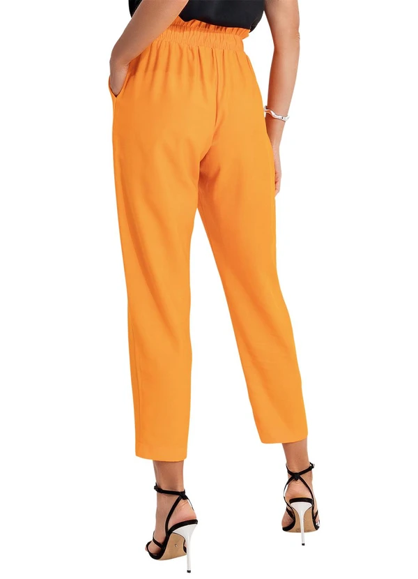 Fakini - Calça Alfaiataria Laranja 2