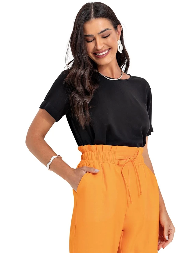 Fakini - Calça Alfaiataria Laranja 5